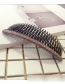 Elegant Coffee Gear Shape Design Simple Hair Comb