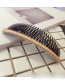 Elegant Bronze Gear Shape Design Simple Hair Comb