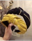 Elegant Yellow Knot Shape Design Pure Color Hair Hoop