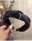 Elegant Black Knot Shape Design Pure Color Hair Hoop
