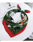 Fashion White Horse Pattern Decorated Small Scarf