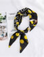 Fashion Multi-color Letter Pattern Decorated Small Scarf