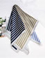 Fashion Blue+white Stripe Pattern Decorated Small Scarf