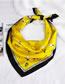 Fashion Multi-color Cat Pattern Decorated Small Scarf