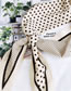 Fashion Beige Spot Pattern Decorated Small Scarf