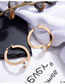 Fashion Gold Color Balls Decorated Pure Color Earrings