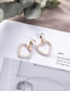 Sweet Gold Color Heart Shape Design Full Pearls Earrings