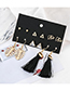 Elegant Alloy Elephant&tassel Decorated Earrings Sets