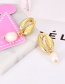 Elegant Gold Color Shell&pearl Decorated Simple Earrings