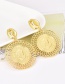 Elegant Gold Color Shell&coins Decorated Simple Earrings
