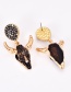 Fashion Gold Color Ox Head Shape Decorated Earrings