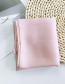 Fashion Pink Pure Color Decorated Small Scarf