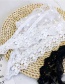 Fashion White Lace Decorated Pure Color Scarf