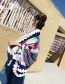 Fashion Multi-color Tassel Decorated Color Matching Scarf