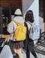 Fashion Yellow Rabbit Eas&r Radish Decorated Backpack