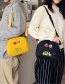 Fashion Yellow Cartoon Animals Pattern Decorated Bag