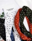 Fashion Green Dots Pattern Decorated Scarf