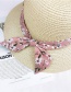 Fashion Pink Androsace Pattern Decorated Small Scarf
