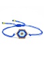 Fashion Blue Eye Shape Decorated Bracelet