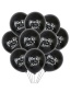 Fashion Black Letter Pattern Decorated Balloon(10pcs)
