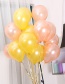 Fashion Yellow Pure Color Decorated Balloon(100pcs)