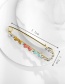 Fashion Multi-color Diamond Decorated Brooch