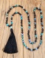 Fashion Black Tassel Decorated Bead Bracelet