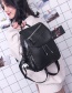 Fashion Black Multi-function Backpack