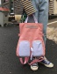 Fashion Pink One-shoulder Crossbody Multi-function Shoulder Bag