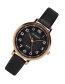 Fashion Pink Round Shape Dial Design Simple Watch