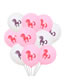 Fashion Pink Feet Pattern Decorated Balloon