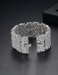 Fashion Silver Color Full Diamond Decorated Bracelet