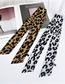 Fashion Gray Leopard Pattern Decorated Scarf