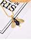 Fashion Gold Color Bee Shape Decorated Nekclace