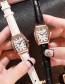 Fashion Black Roman Numerals Decorated Women's Watch