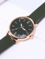 Fashion Black Pure Color Decorated Women's Watch