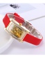 Fashion Red Diamond Decorated Women's Watch