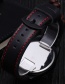 Fashion White Round Dial Design Pure Color Watch