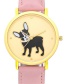 Fashion Red Dog Pattern Decorated Watch For Child