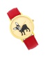 Fashion Pink Dog Pattern Decorated Watch For Child