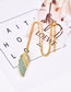 Fashion Gold Color Wing Shape Design Full Diamond Necklace