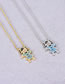 Fashion Silver Color Girl Shape Pendant Decorated Necklace