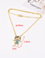 Fashion Silver Color Girl Shape Pendant Decorated Necklace