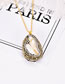 Fashion Gold Color Geometric Shape Decorated Necklace