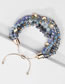 Fashion Blue Full Bead Decorated Bracelet