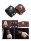 Fashion Brown Skull Shape Decorated Bracelet