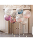 Fashion Silver Color Confetti Decorated Balloon