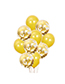 Fashion Rose Gold Star Shape Decorated Balloon