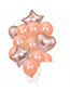 Fashion Rose Gold Paillette Decorated Balloon