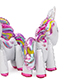 Fashion Multi-color Unicorn Shape Decorated Balloon
